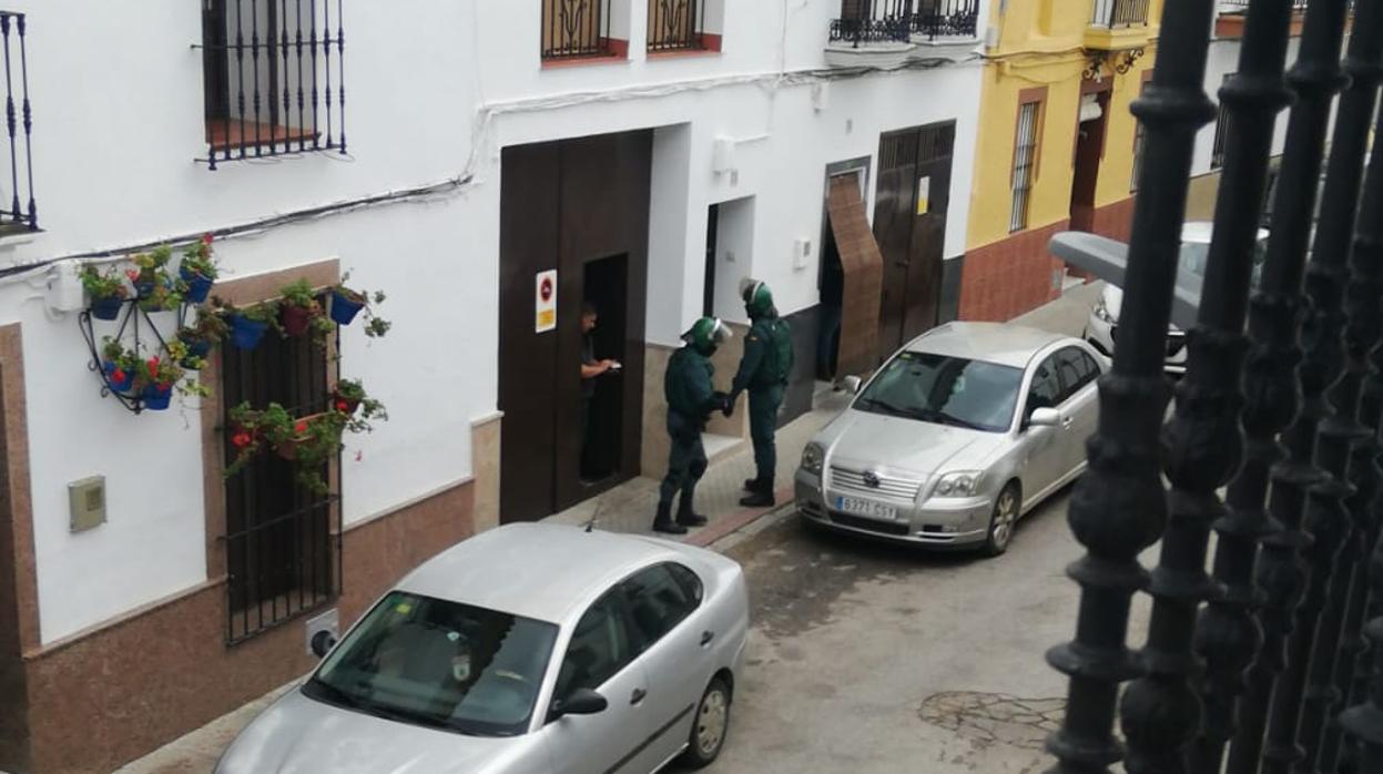 Uno de los registros efectuados en la operación de Burguillos