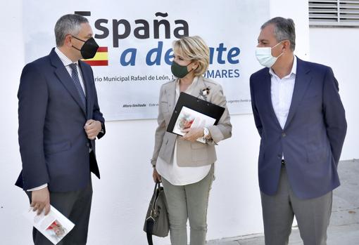 Alberto García Reyes, Esperanza Aguirre y José Luis Sanz