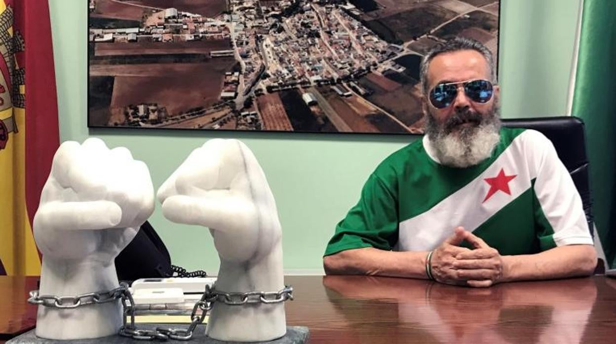 Juan Manuel Sánchez Gordillo, alcalde de Marinaleda desde hace 42 años