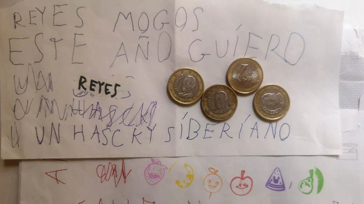 La carta a los Reyes Magos del niño de 7 años Aníbal Portillo