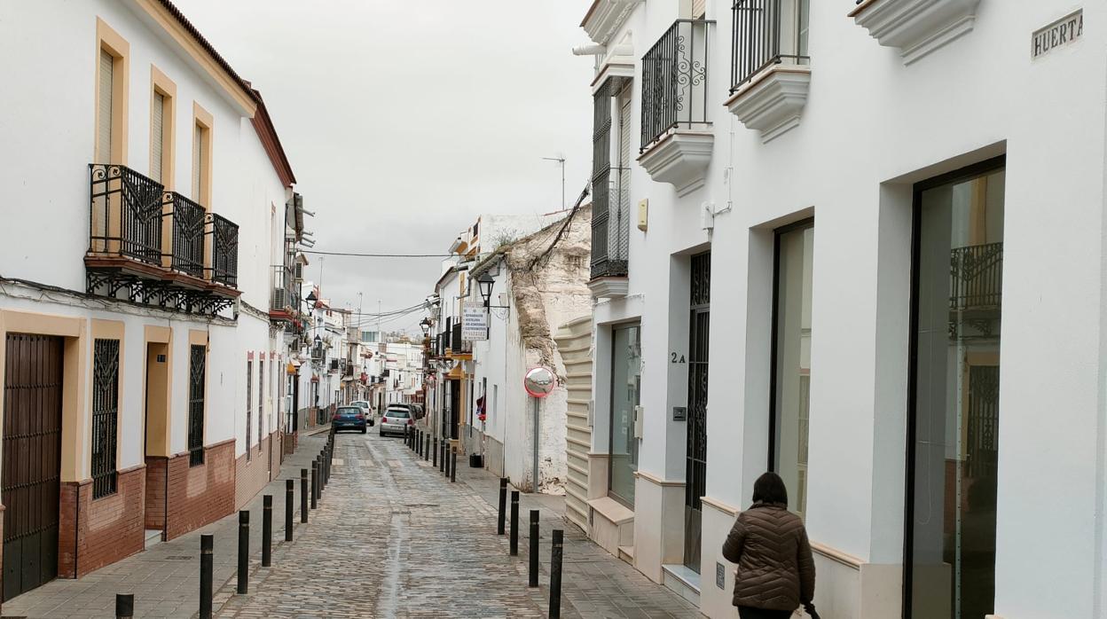 La actual calle Huerta de Fuentes de Andalucía se llamó desde 1936 hasta 1975 General Franco