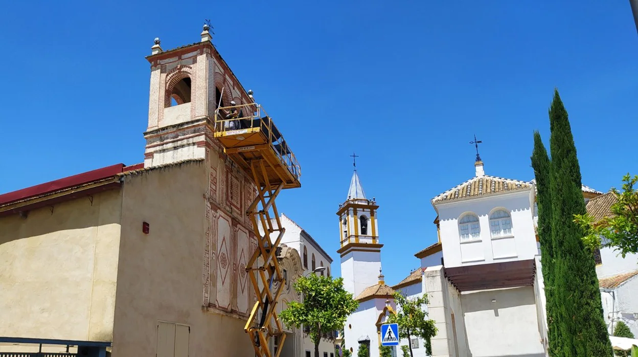 La torre mirador de la Hacienda La Almona de Dos Hermanas 