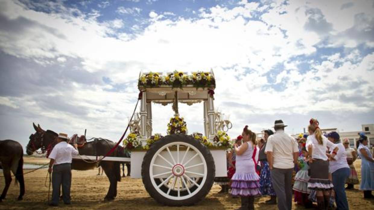 La estabilidad meteorológica acompañará a los romeros durante el camino hacia la aldea almonteña