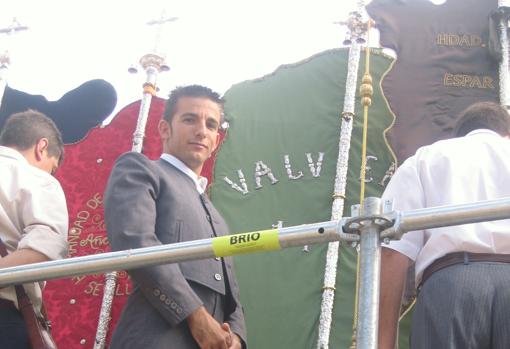 Javier Herrezuelo fue prioste de la Hermandad de Valverde del Camino