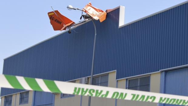 El accidente del ultraligero de Guillena pudo acabar en tragedia mortal