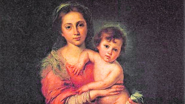 «La Virgen con el Niño» es una de las obras más conocidas del pintor sevillano