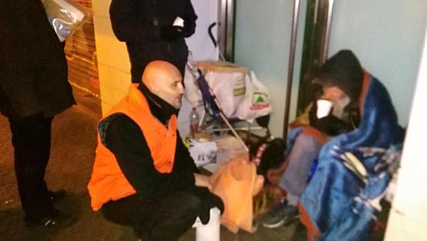 Solidaridad de Sevilla con los sin techo en la ola de frío