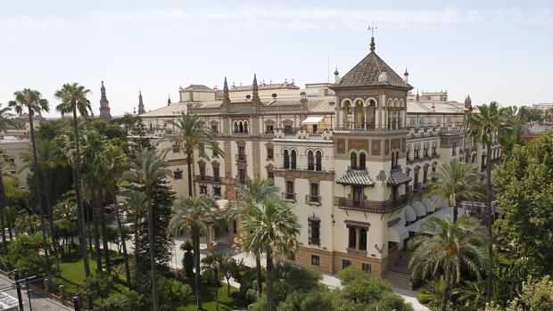 Vista del Hotel Alfonso XIII de Sevilla