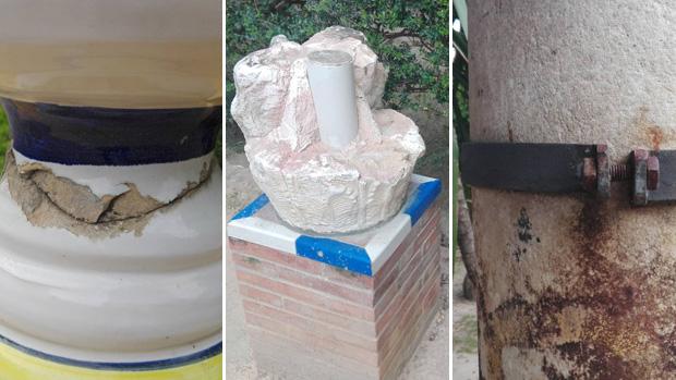 Denuncian dejadez en la conservación de los Jardines de Murillo