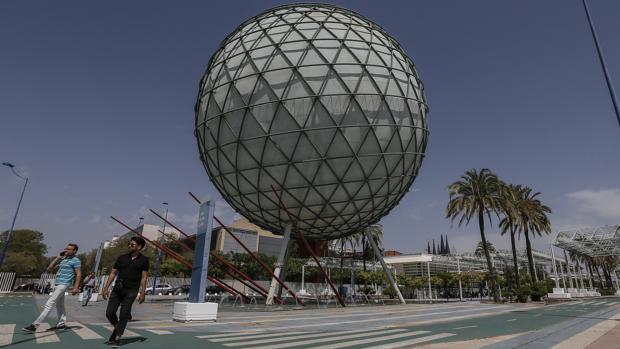 La esfera del clima de la Expo 92 de Sevilla