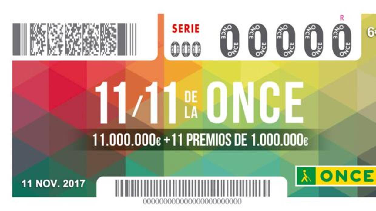 Un sevillano gana un millón de euros en el sorteo del 11 del 11 de la ONCE