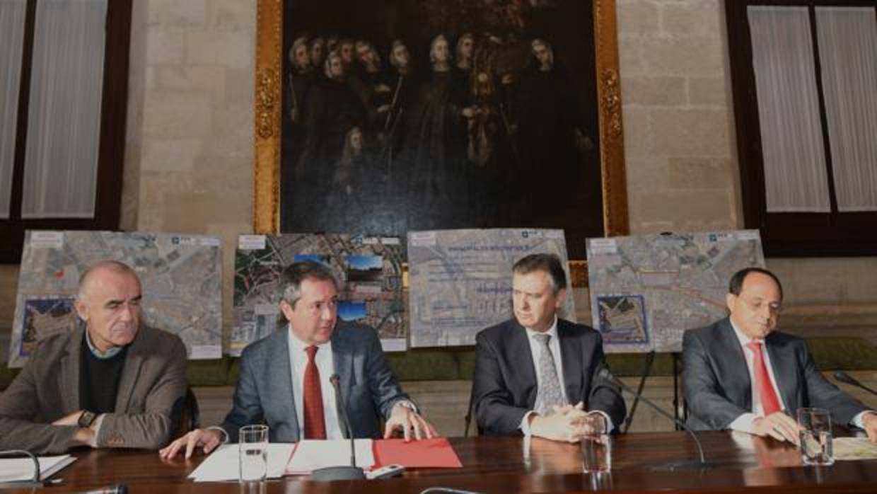 Presentación del convenio de colaboración para el proyecto de Endesa en Sevilla Este