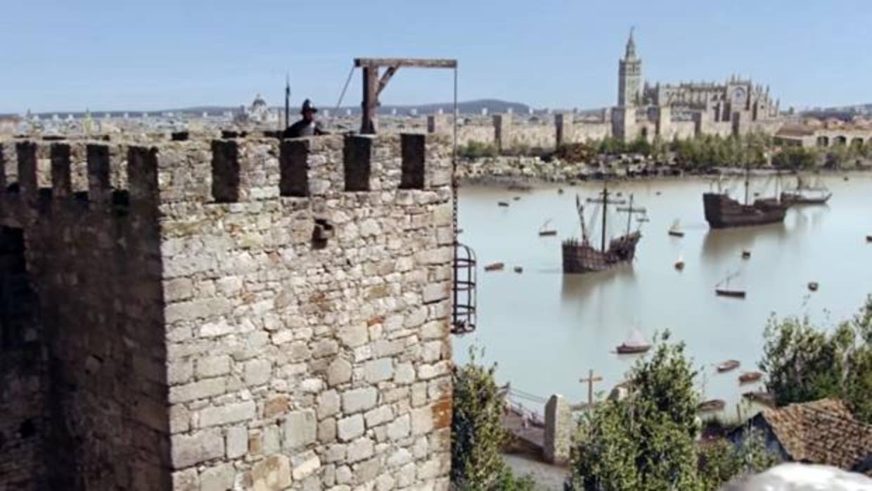 Recreación del Castillo de San Jorge en la serie «La Peste»