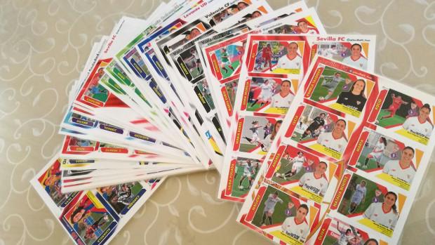Una sevillista crea el primer álbum de cromos de la liga de fútbol femenino