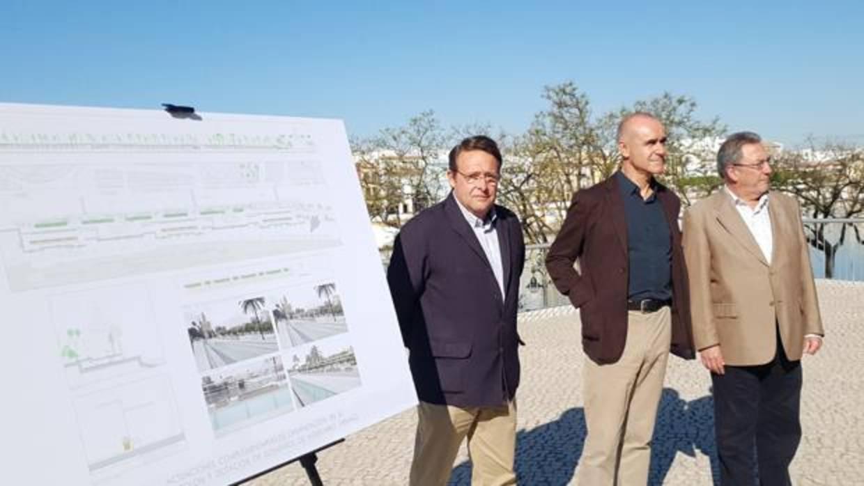 Los responsables de Urbanismo muestran el proyecto del paseo de Colón