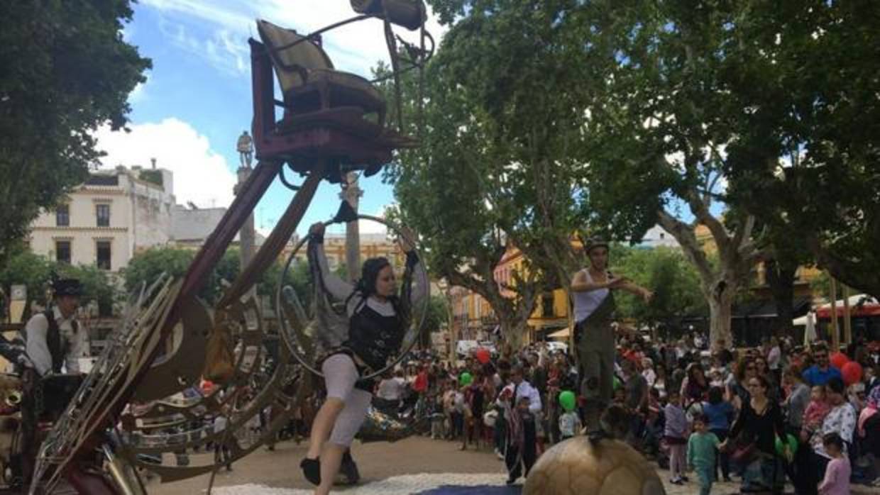 Uno de los espectáculos representados en la Alameda