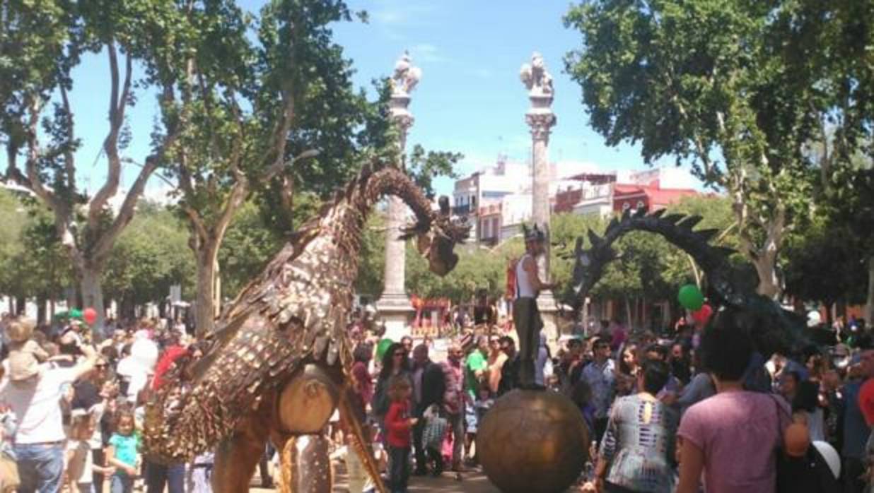 Uno de los espectáculos de la feria