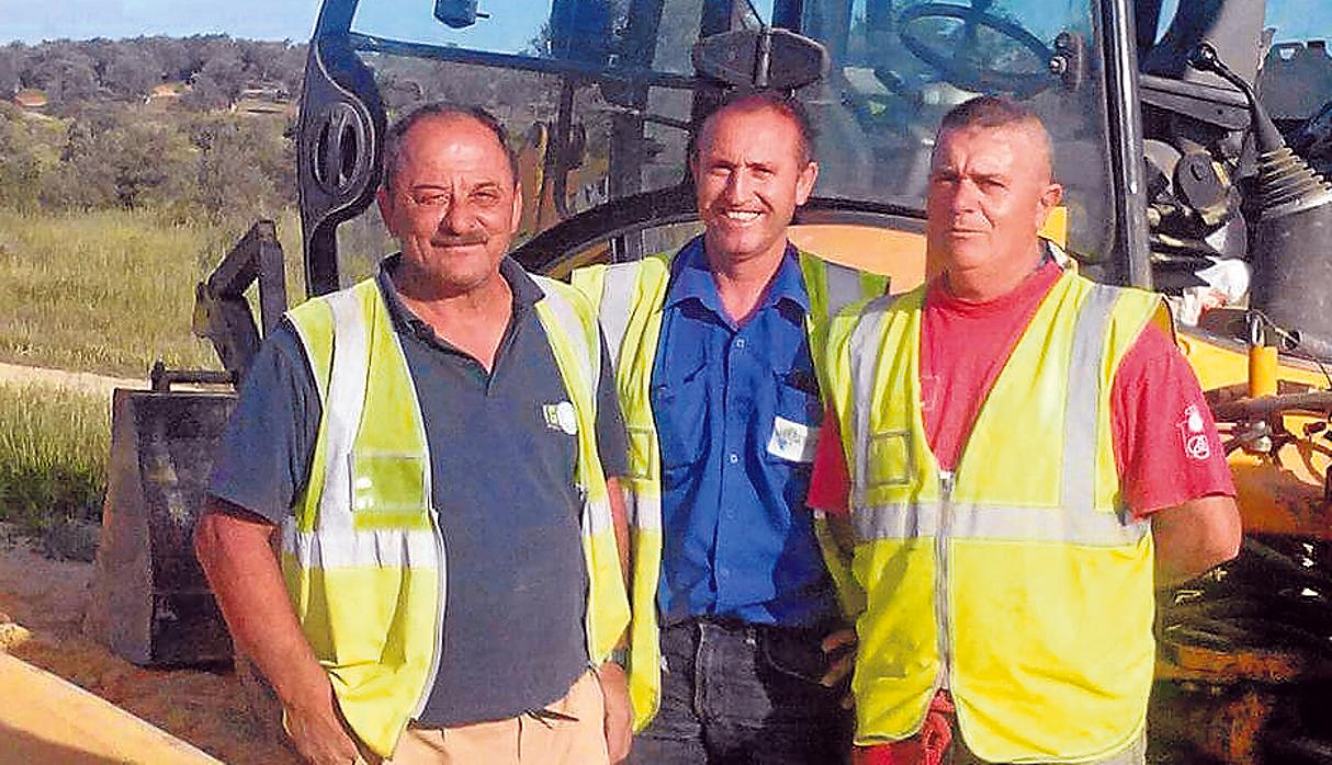 Los tres trabajadores que encontraron el tesoro de Tomares