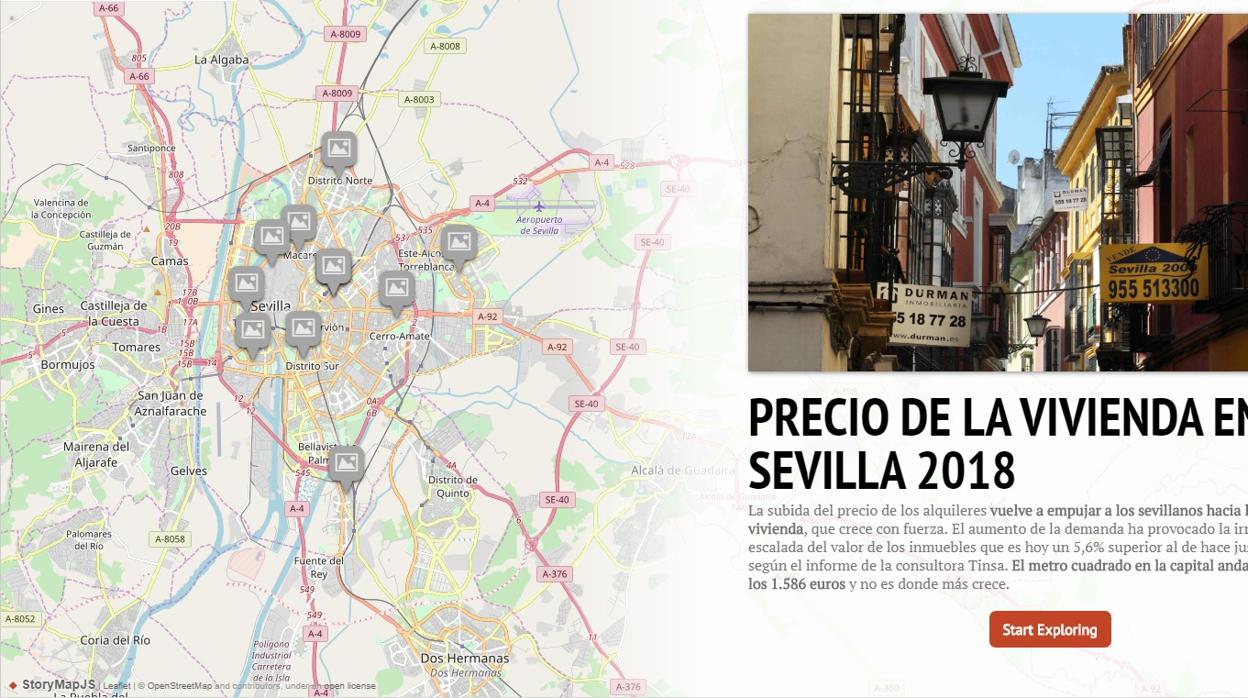 Los barrios de Sevilla en los que más ha subido el precio de la vivienda
