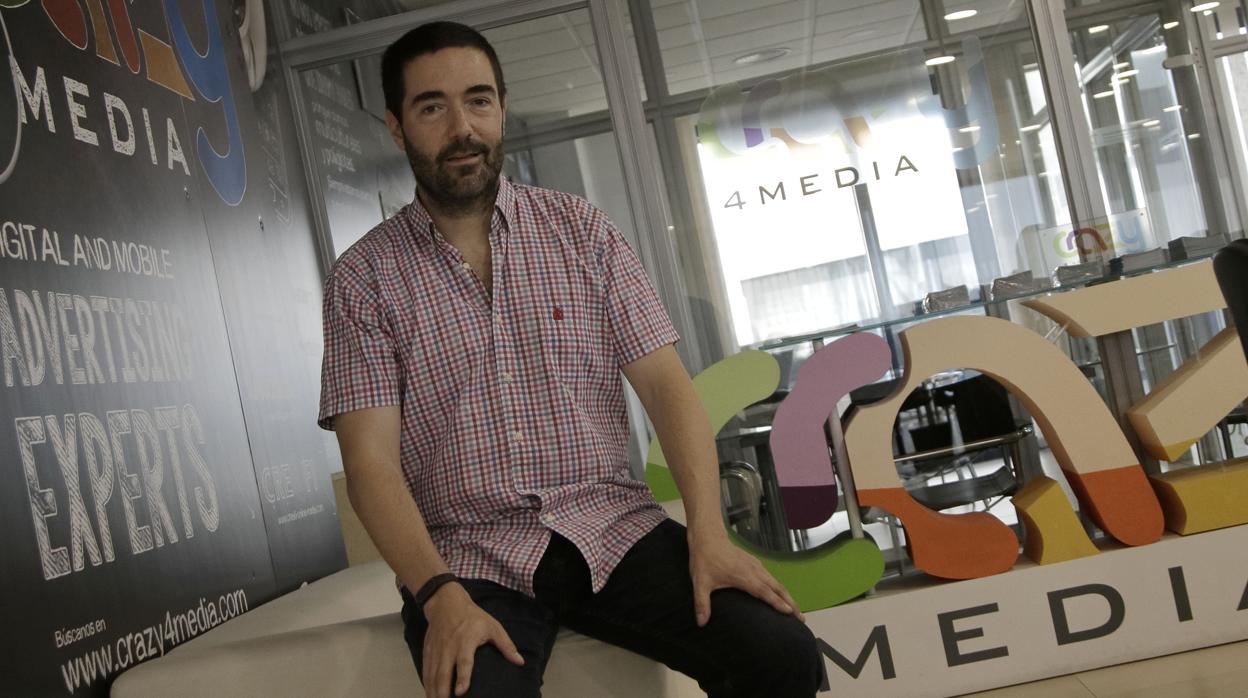 Tom Horsey en la sede sevillana de su empresa