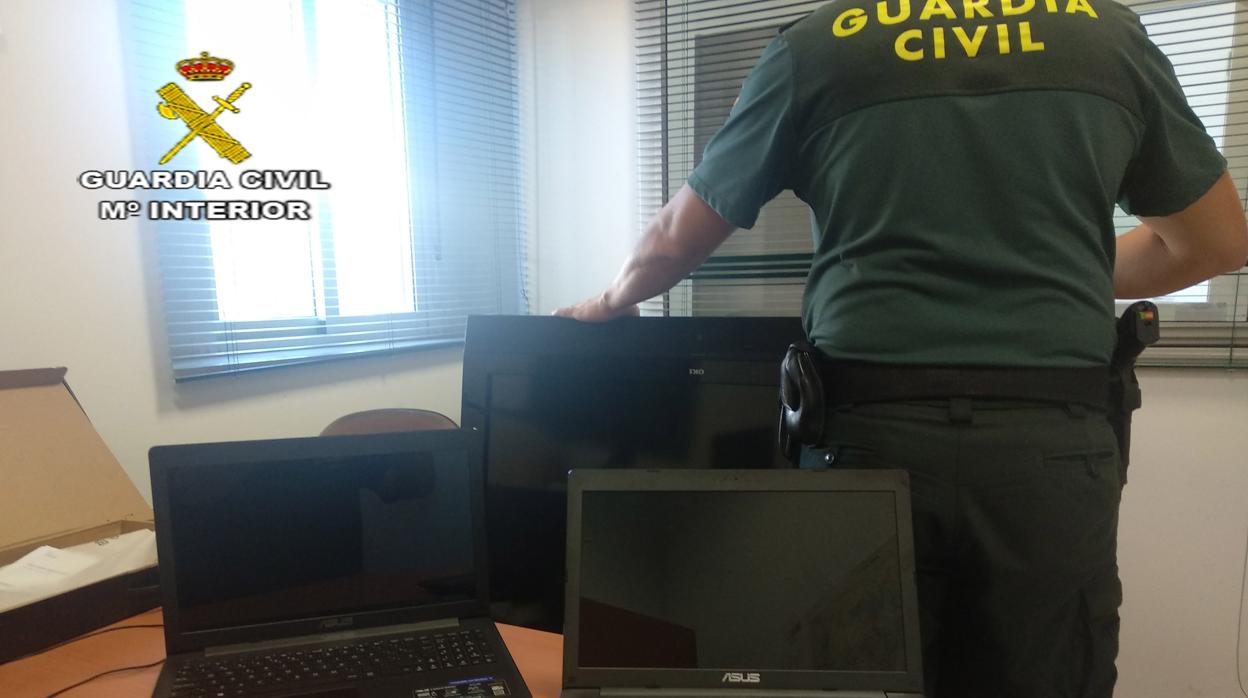 Imagen de los objetos sustraidos y ya recuperados