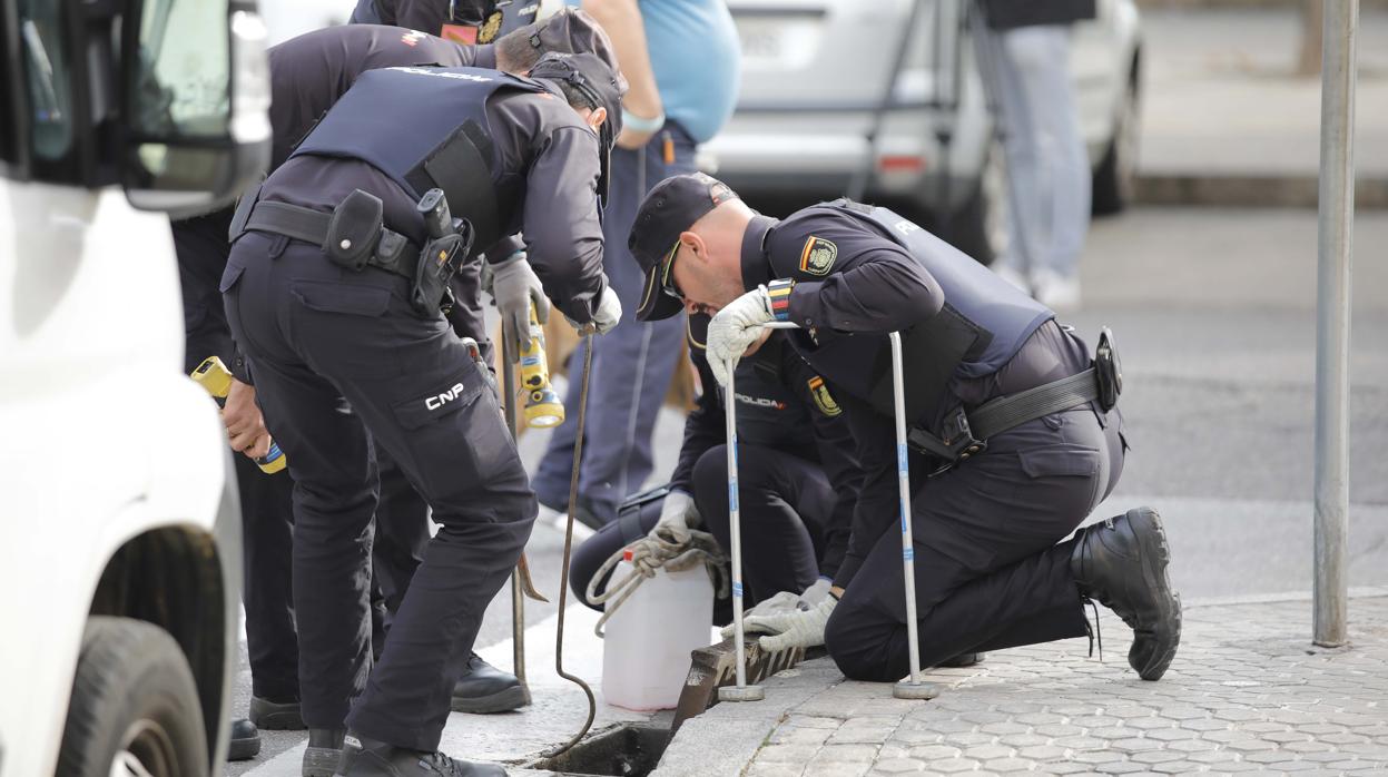 La Policía buscó el arma en las alcantarillas de la zona