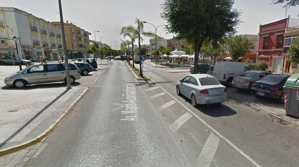 Calle donde se encuentra la administración de lotería donde se ha vendido el primer premio