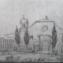 Dibujo del cementerio del Porvenir