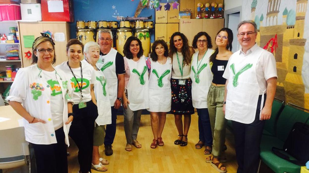 Voluntarios del Hospital Virgen Macarena de Sevilla