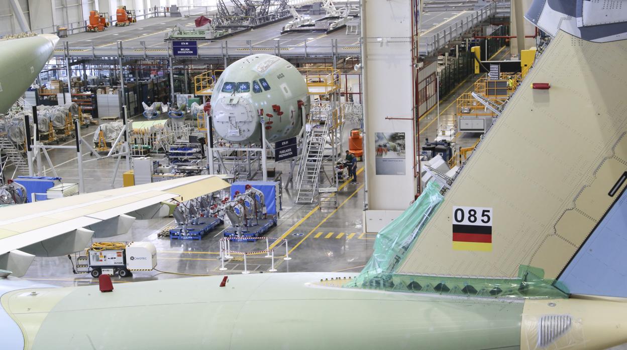 La planta de ensamblaje de Airbus en Sevilla