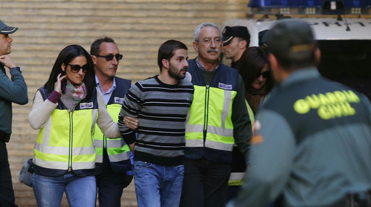 Carcaño en el hospital Miguel Servet para la prueba del test de la verdad