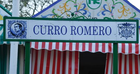 Calle de Curro Romero en el Real de la Feria