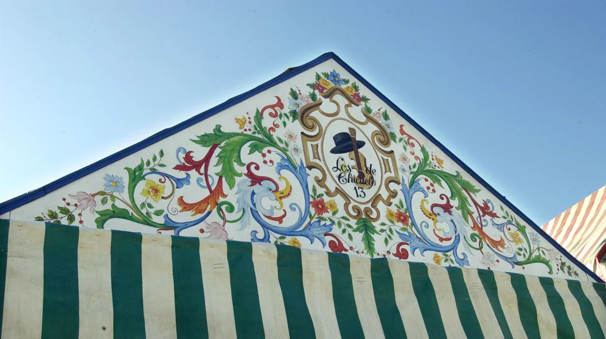 La pañoleta de las casetas de la Feria de Sevilla fueron un invento de Gustavo Bacarisas