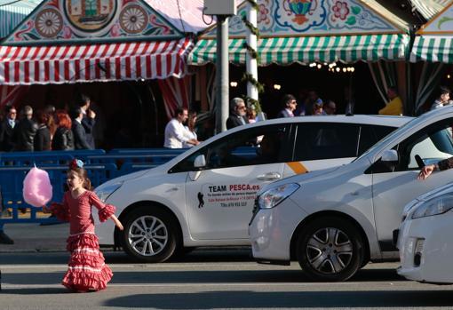 Taxis en el recinto ferial