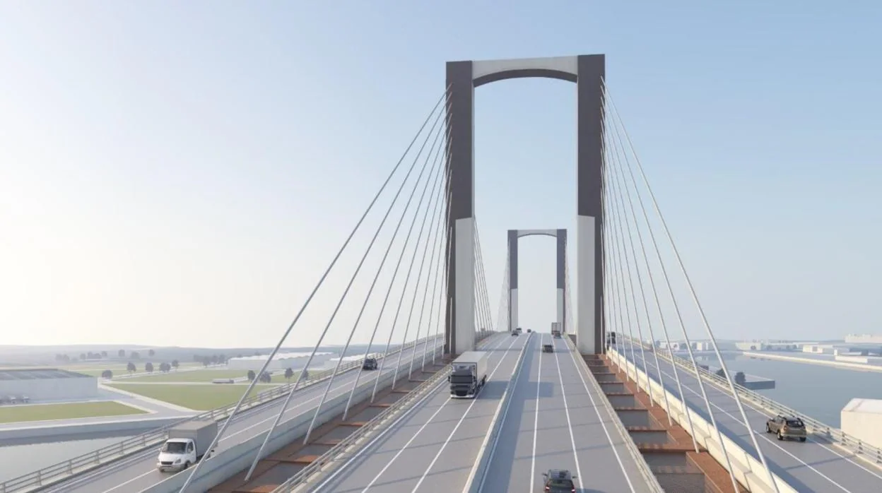 El puente contaría con diez carriles si se ejecuta el proyecto completo