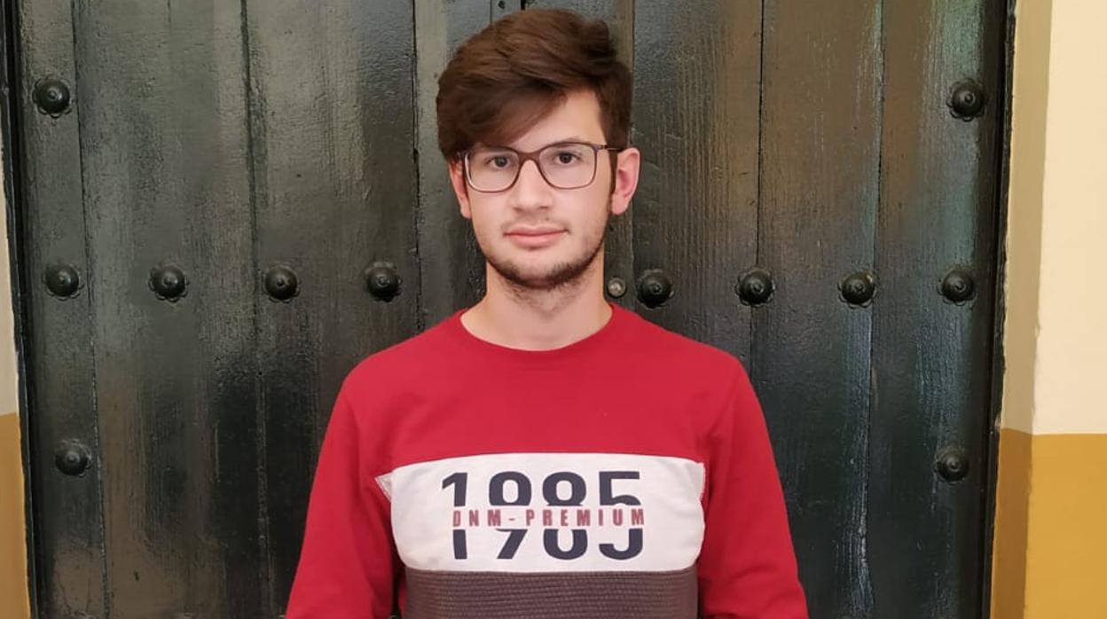 Juan Luis Verdugo, el joven con la nota más alta de la Selectividad de 2019 en Sevilla