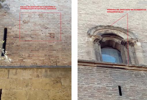 Estado del exterior de la Tore de Don Fadrique