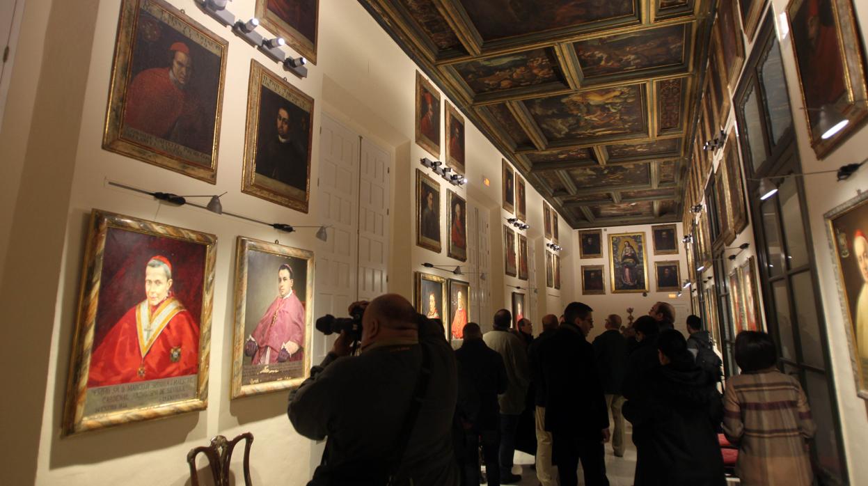 Una de las estancias visitables del Palacio Arzobispal de Sevilla