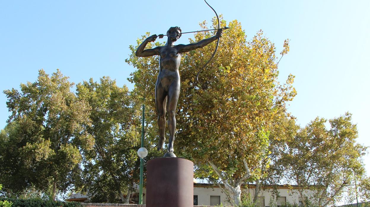 Inauguración esta mañana de la escultura