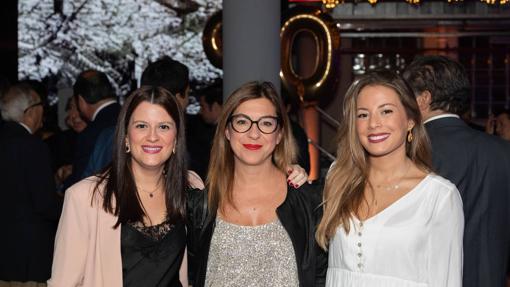 Marina de Castro, Marian Frías y Reyes Yuste