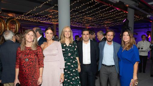 María Sanz, Zoila Borrego, María Cano, Pedro Herrera, Alejandro Basanta y Raquel Boto