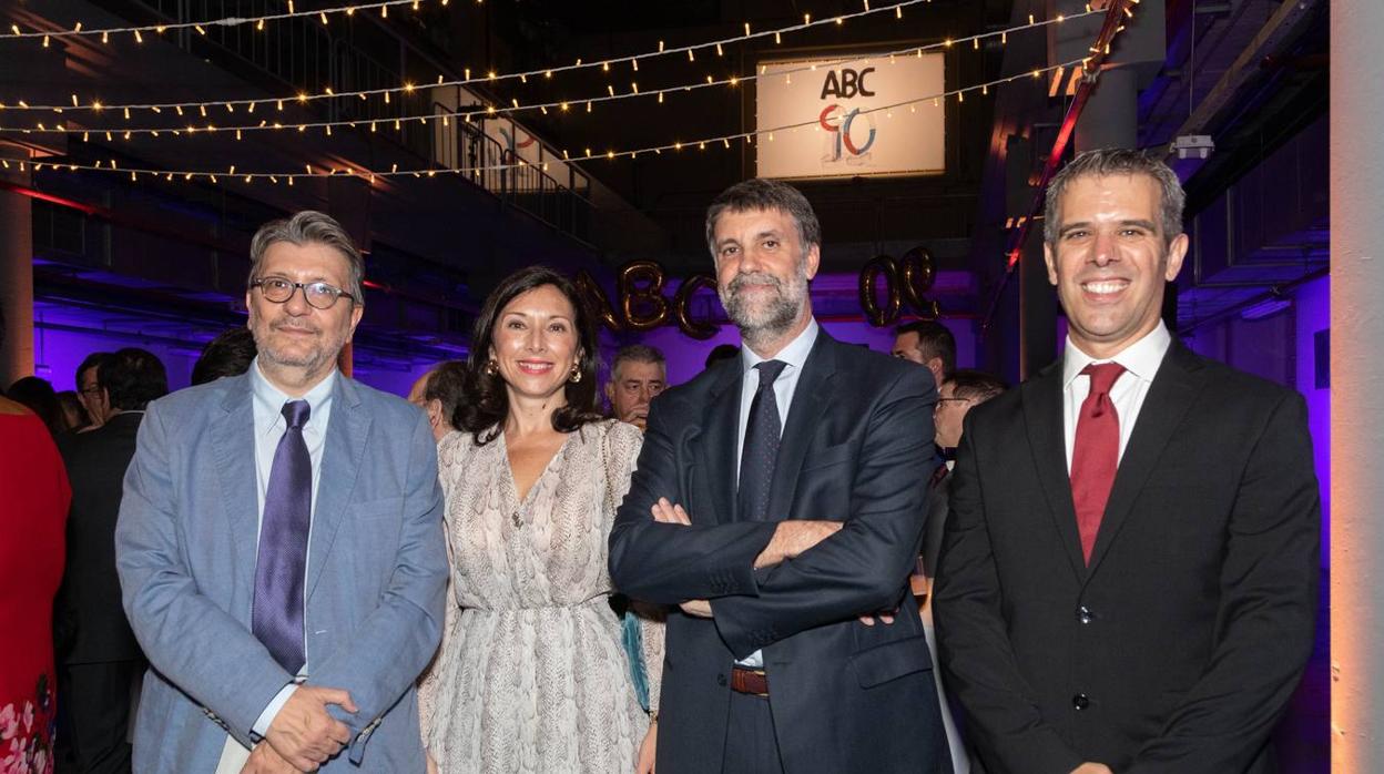 Ignacio Camacho, Alejandra Navarro González de la Higuera, Javier Rubio y Juan Soldán