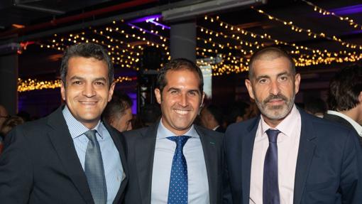 Roberto Arrocha, Mateo González y José María Bocanegra