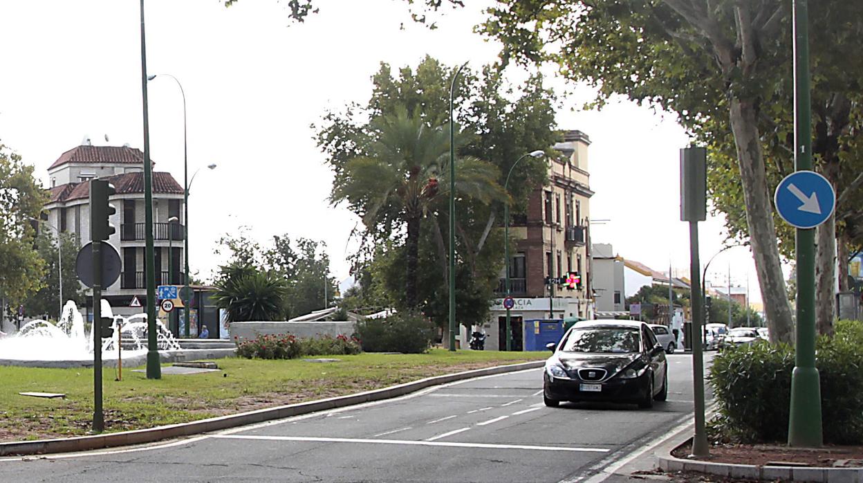 Vista de la Gran Plaza, en el distrito Nervión, donde los acusados presuntamente tenían un prostíbulo
