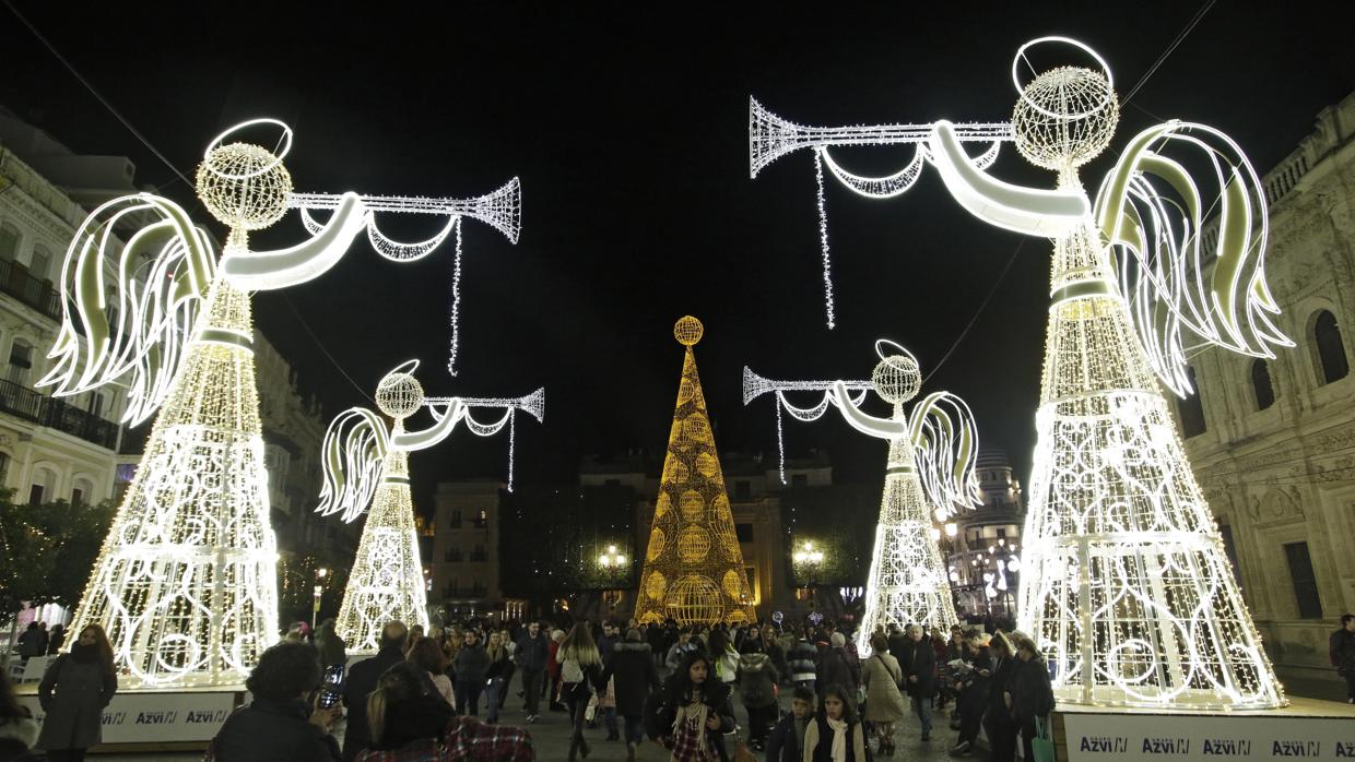 Iluminación navideña en Sevilla