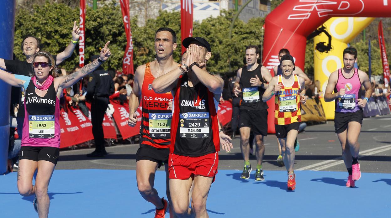 Participantes en la última edición del Maratón de Sevilla