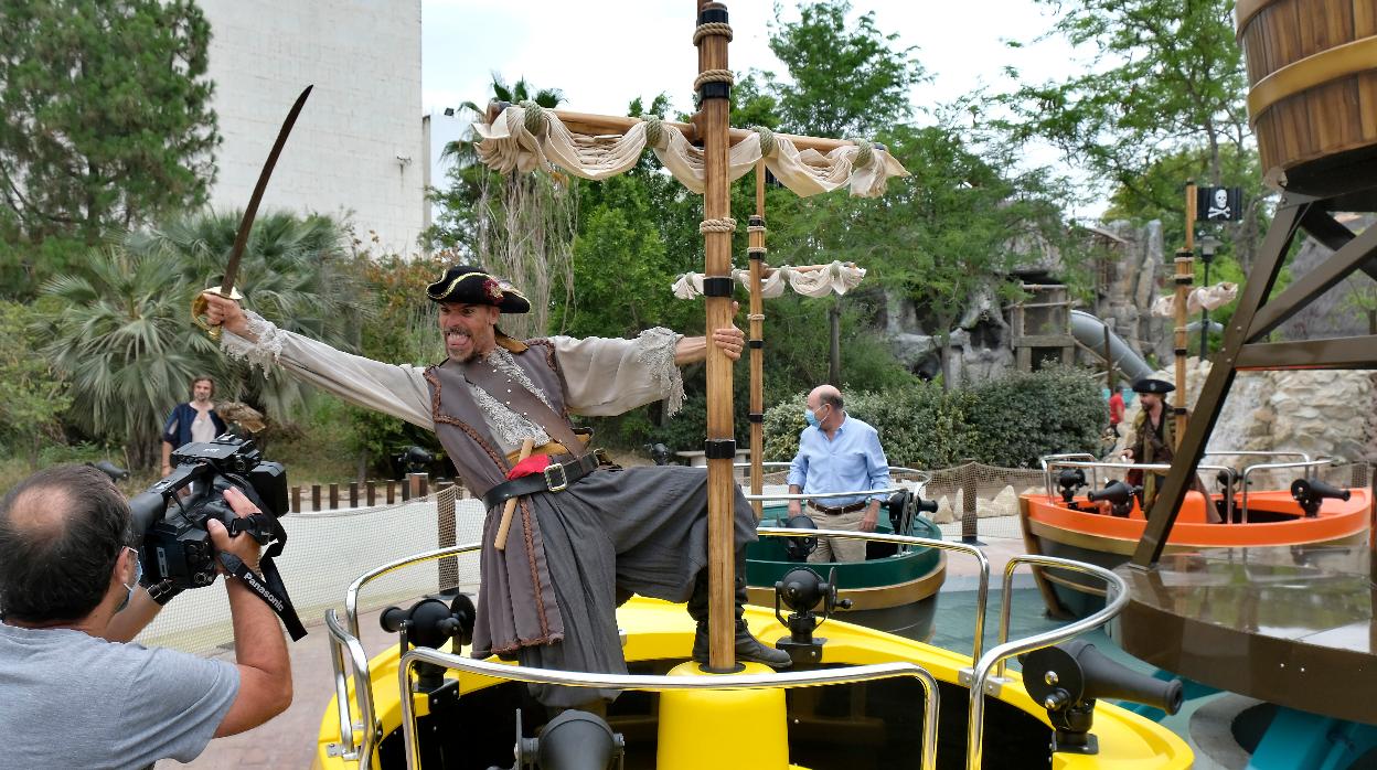 Una de las atracciones de Isla Mágica