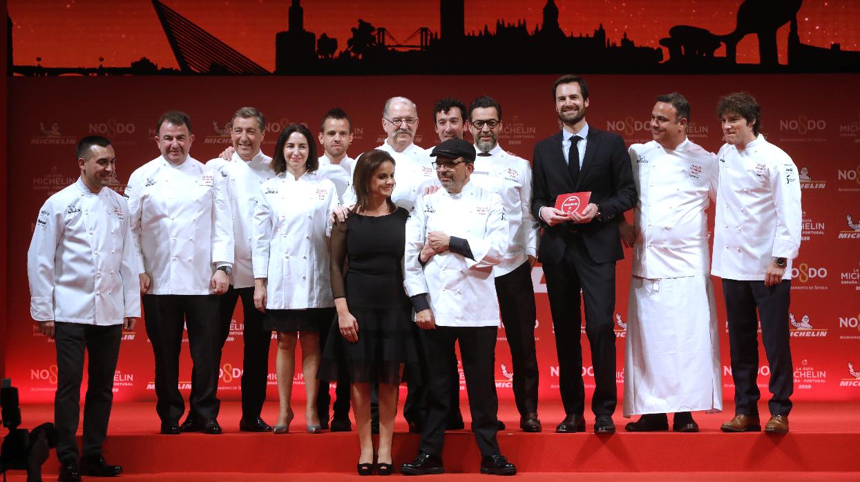 Gala de la guía Michelin celebrada en Sevilla