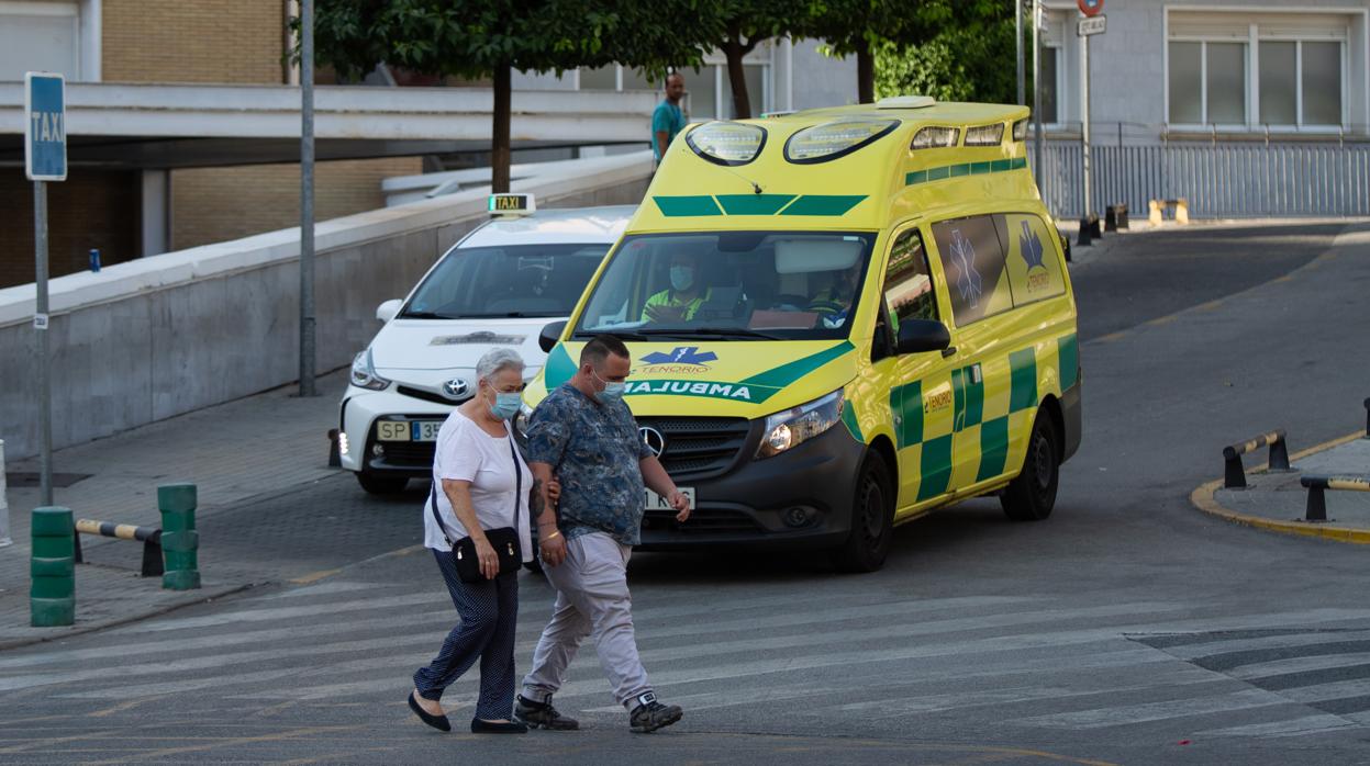 Inmediaciones del Hospital Virgen del Rocío de Sevilla