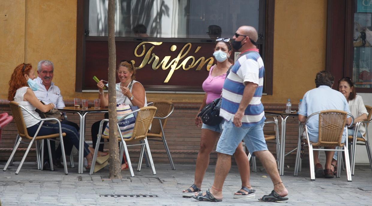 Imagen del Centro de Sevilla tomada este miércoles